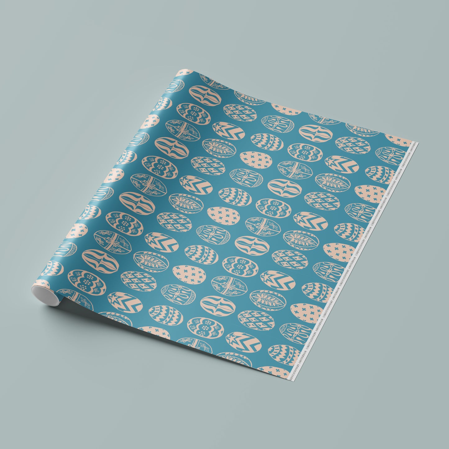 Gift Wrap | Easter eggs - Teal
