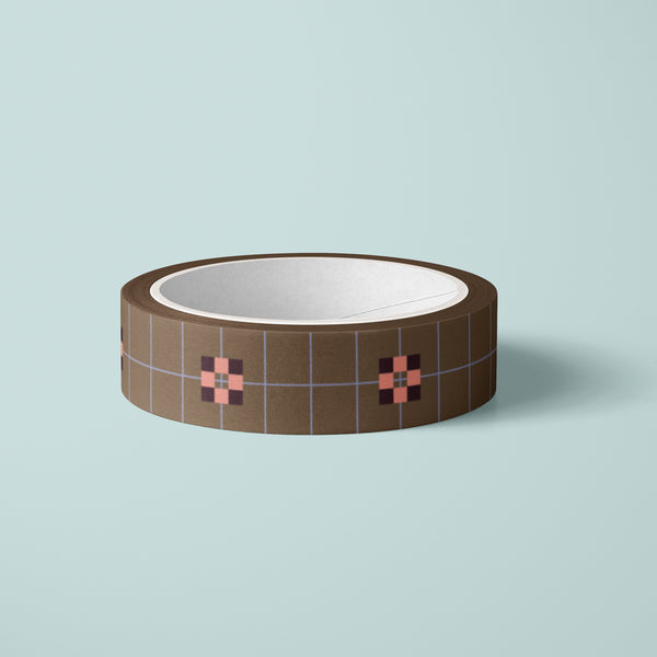 Washi tape | Flowerblock Chocolat