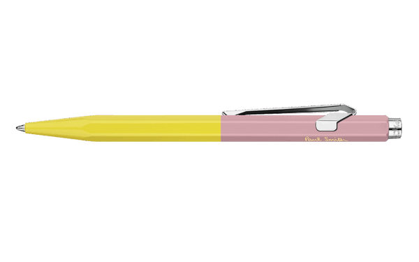 Caran D'Ache X Paul Smith 849 - Chartreuse Yellow & Rose Pink