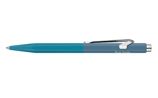 Caran D'Ache X Paul Smith 849 - Cyan Blue & Steel Blue