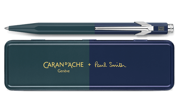 Caran D'Ache X Paul Smith 849 - Racing Green & Navy Blue