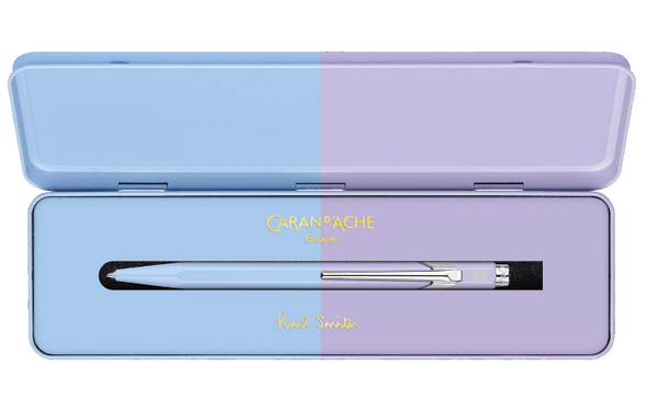 Caran D'Ache X Paul Smith 849 - Sky Blue & Lavender