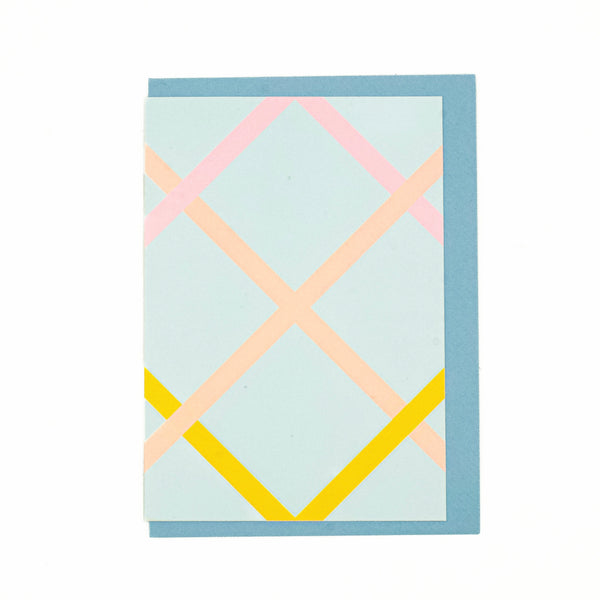 Folded Card | Ribbons Ice