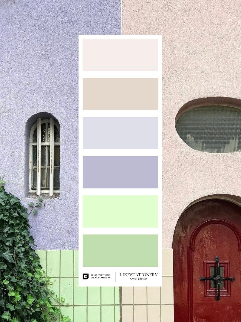 Google Palette | Amsterdam Pastel