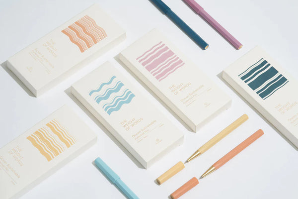 Glamour Evolve - Ocean Sustainable Rollerball Pen | Dawn Yellow