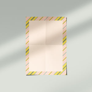 Letterpaper | Yellow Stripe