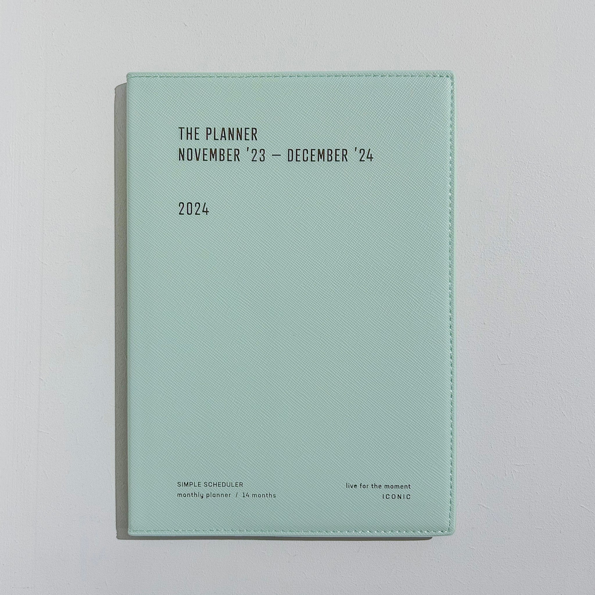 The Planner L | Cream Mint