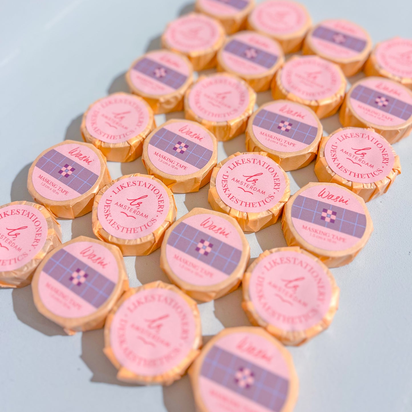 Washi tape | Flowerblock Mocca