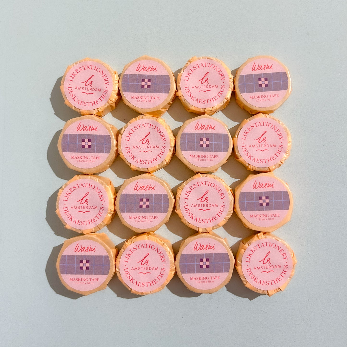 Washi tape | Flowerblock Mocca