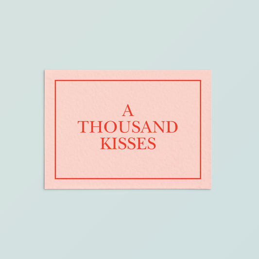Casual Card  | A Thousand Kisses
