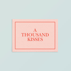 Casual Card  | A Thousand Kisses