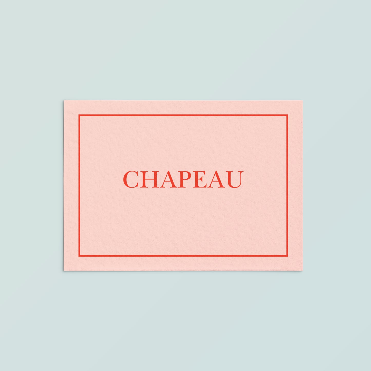 Casual Card  | Chapeau