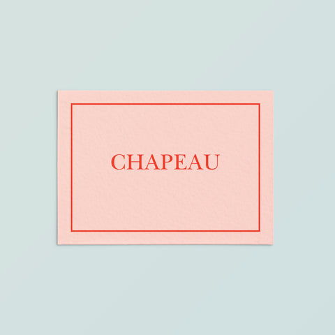Casual Card  | Chapeau