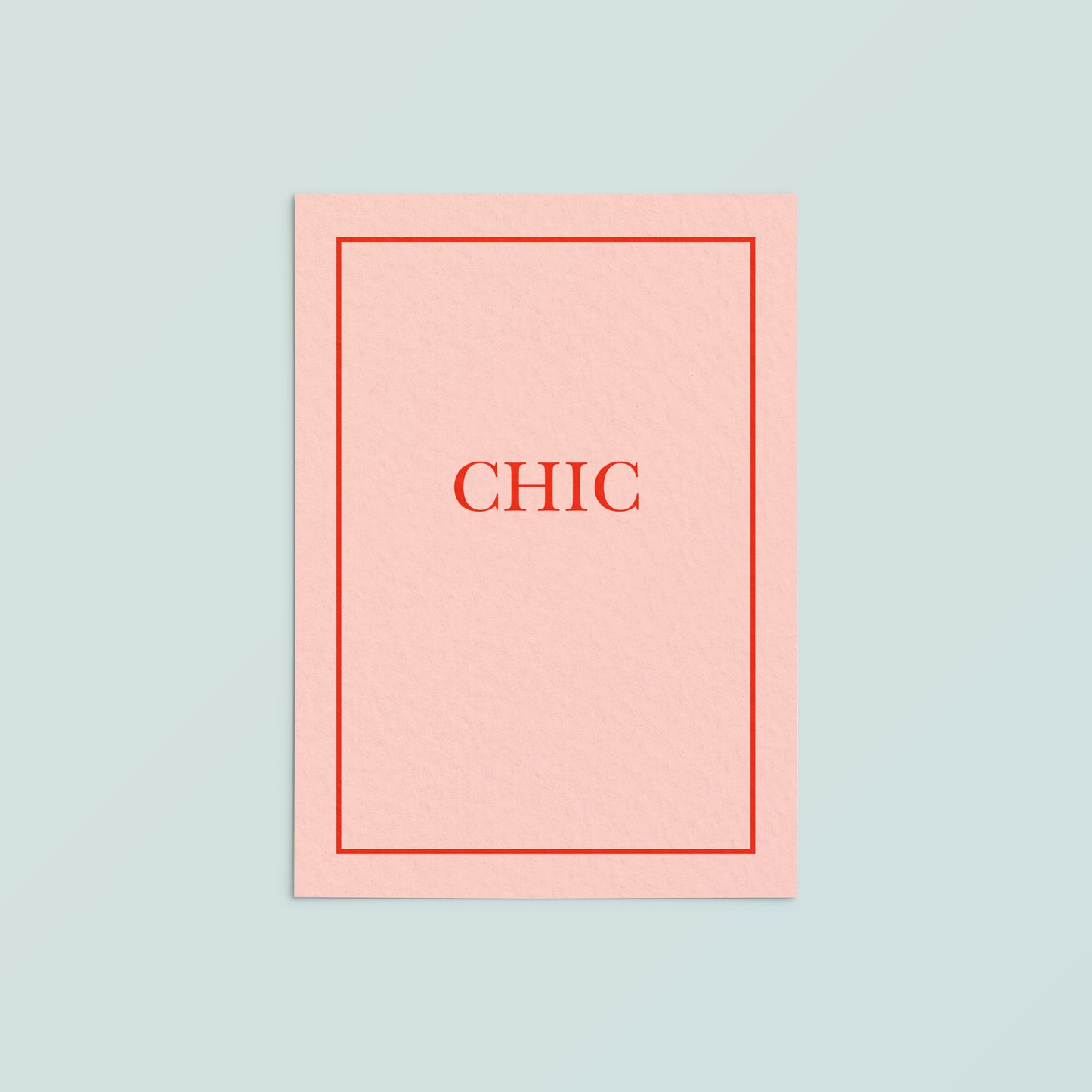 Casual Card  | Chic