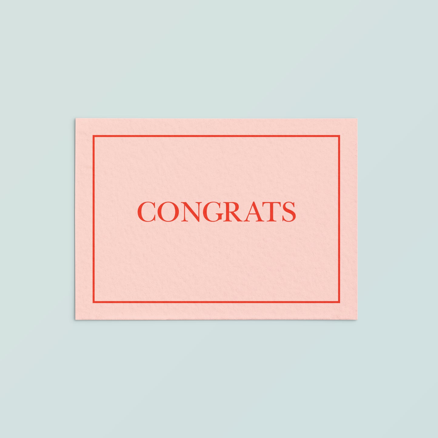 Casual Card  | Congrats