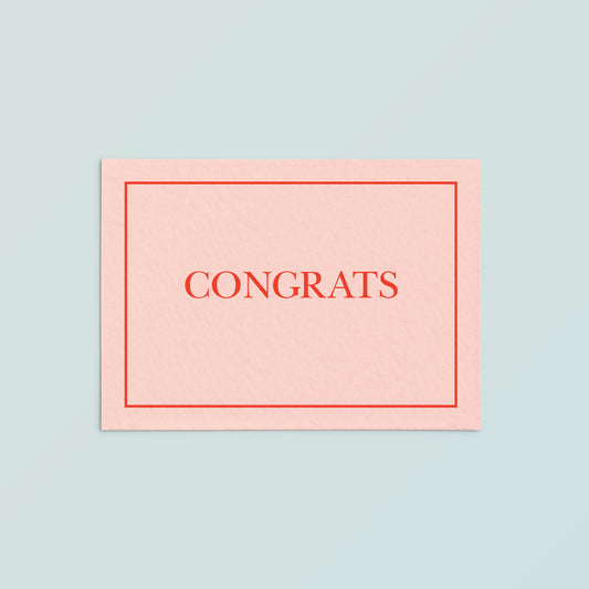 Casual Card  | Congrats