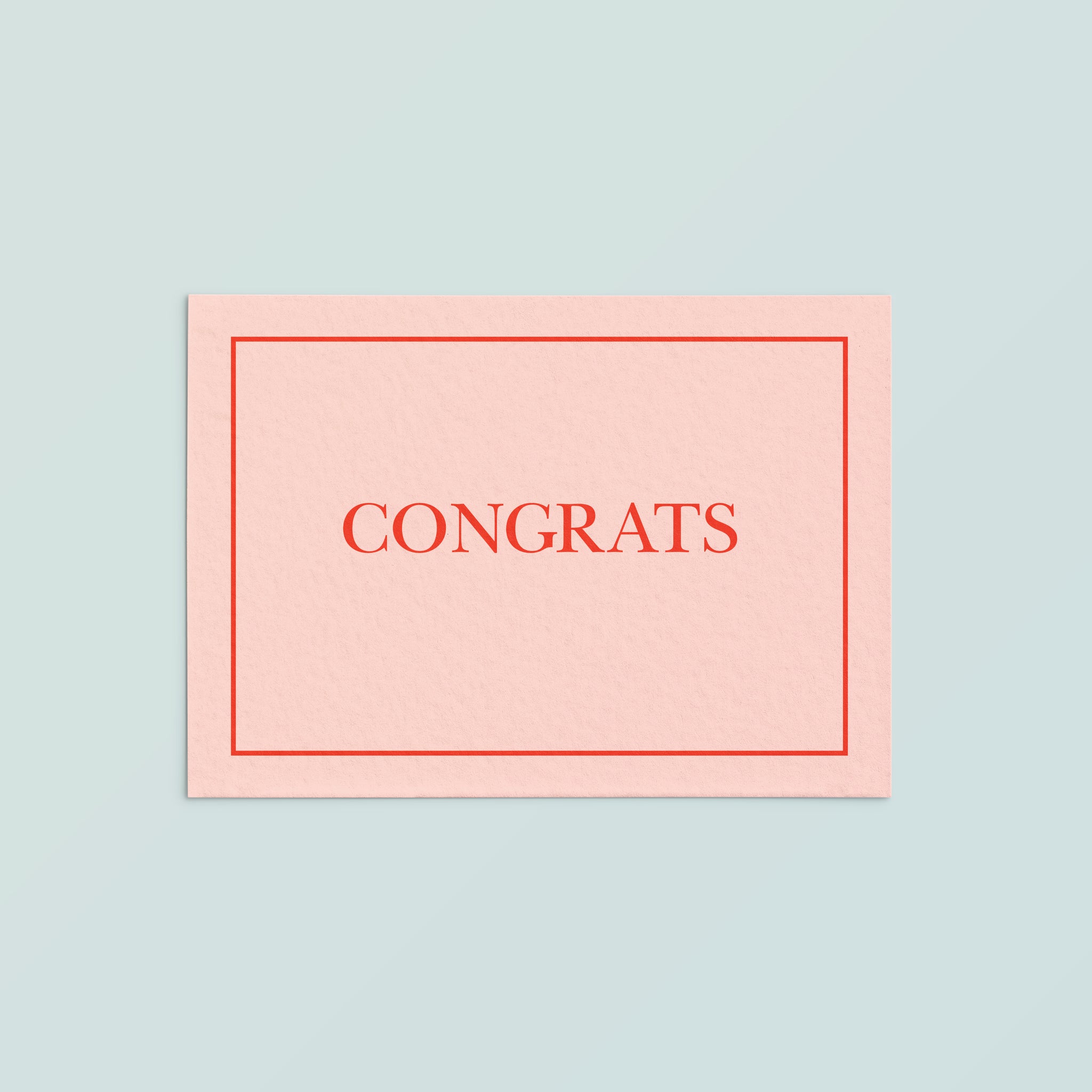 Casual Card  | Congrats