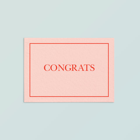 Casual Card  | Congrats