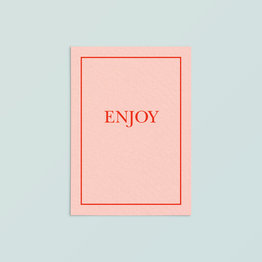 Casual Card  | Enjoy