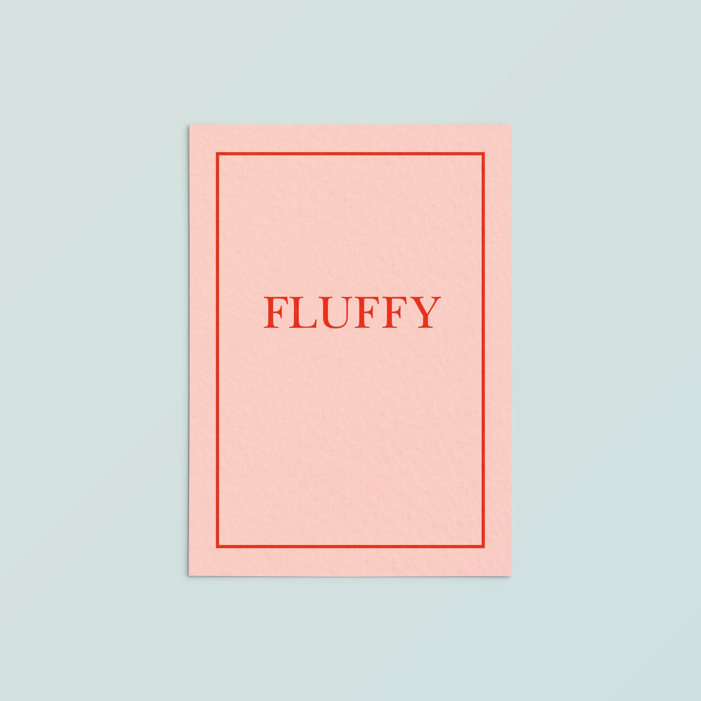 Casual Card  | Fluffy