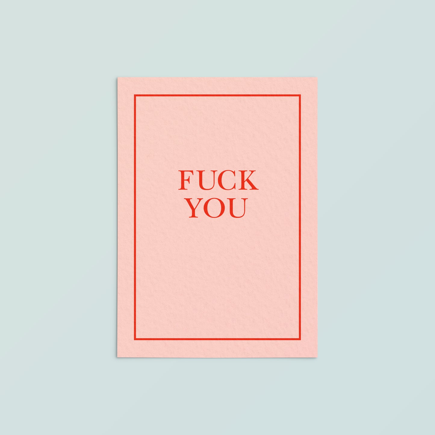 Casual Card  | Fuck You