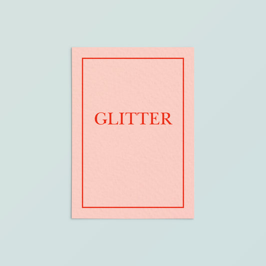 Casual Card  | Glitter