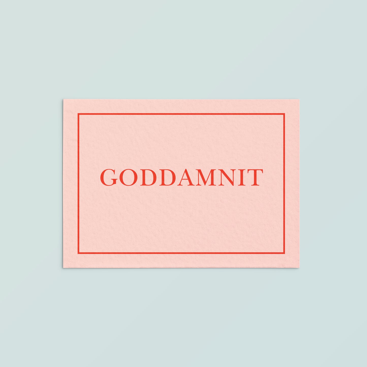 Casual Card  | Goddamnit