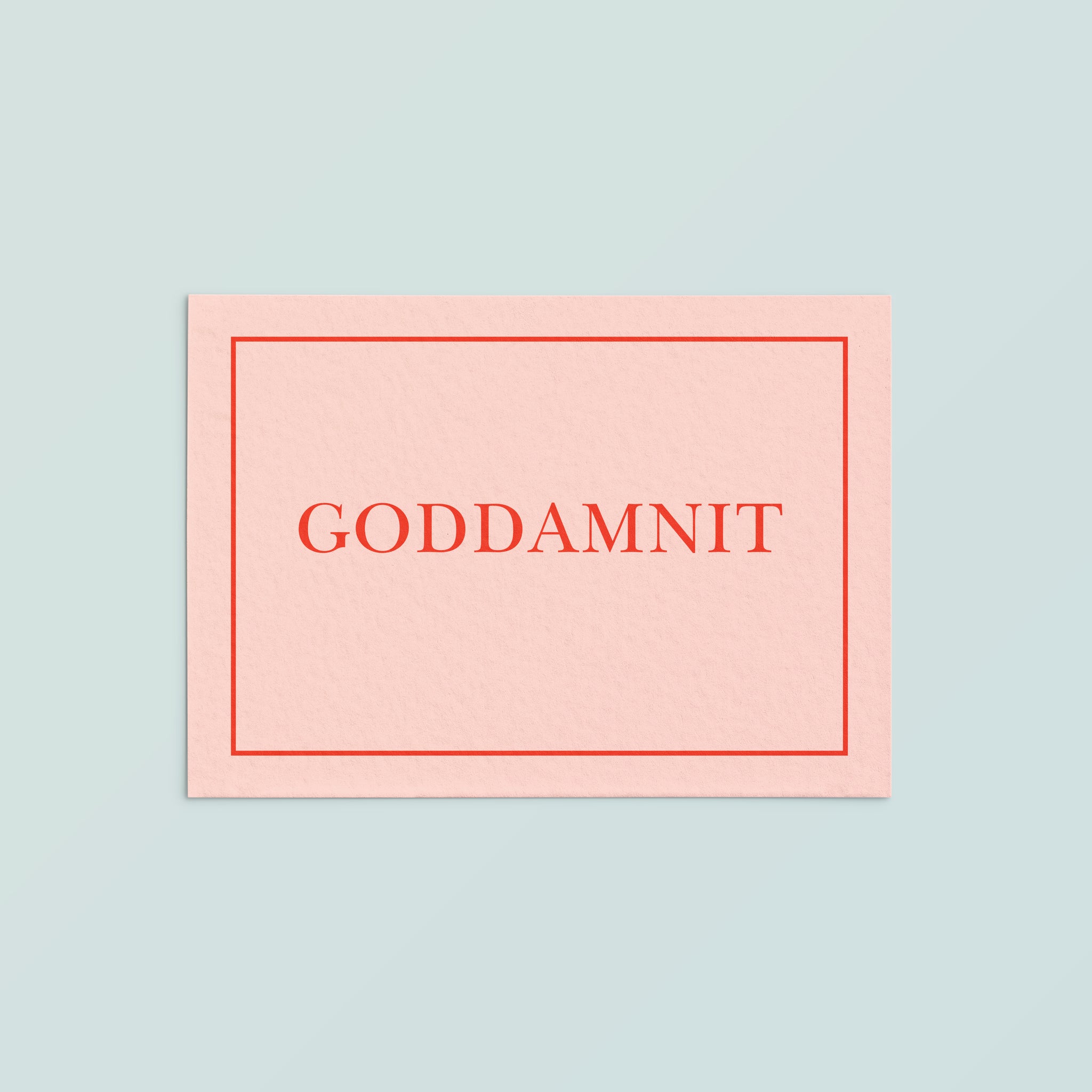 Casual Card  | Goddamnit