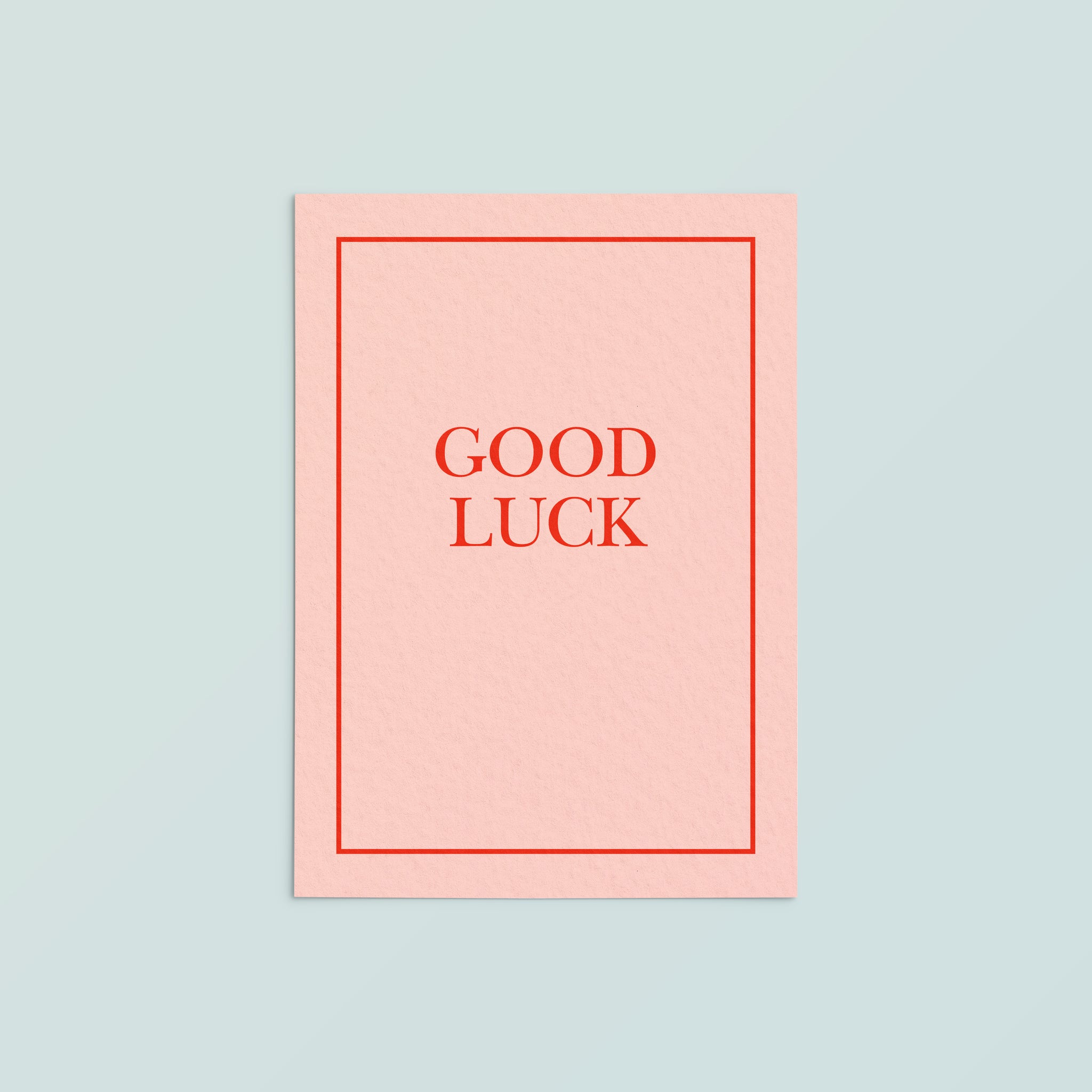 Casual Card  | Good Luck