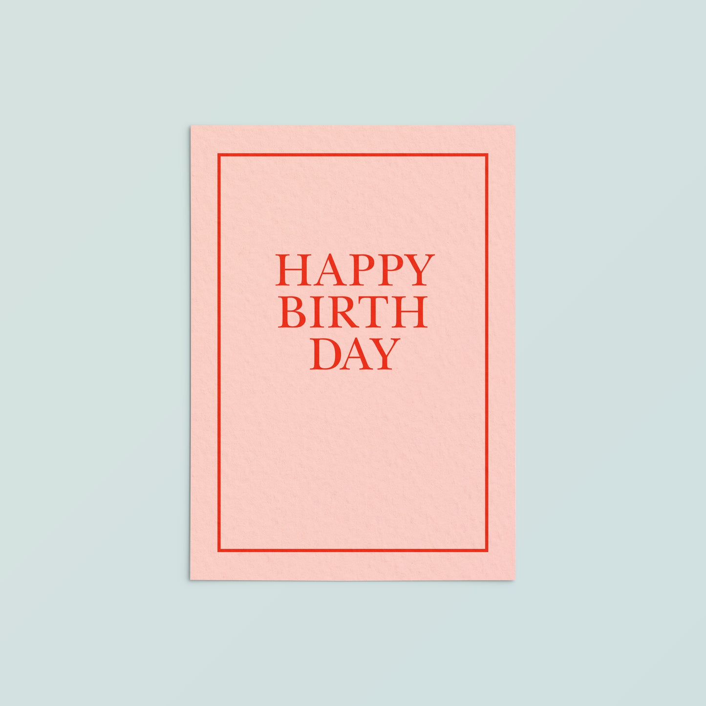 Casual Card  | Happy Birthday