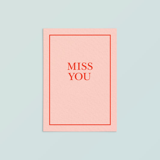 Casual Card  | Miss You