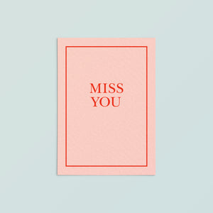 Casual Card  | Miss You