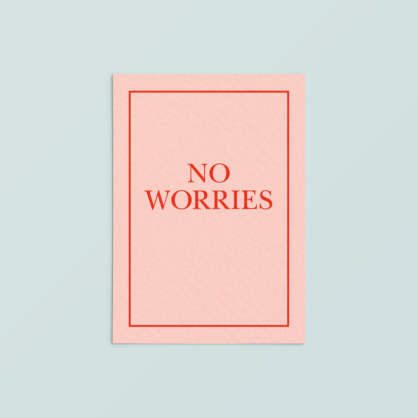Casual Card  | No Worries