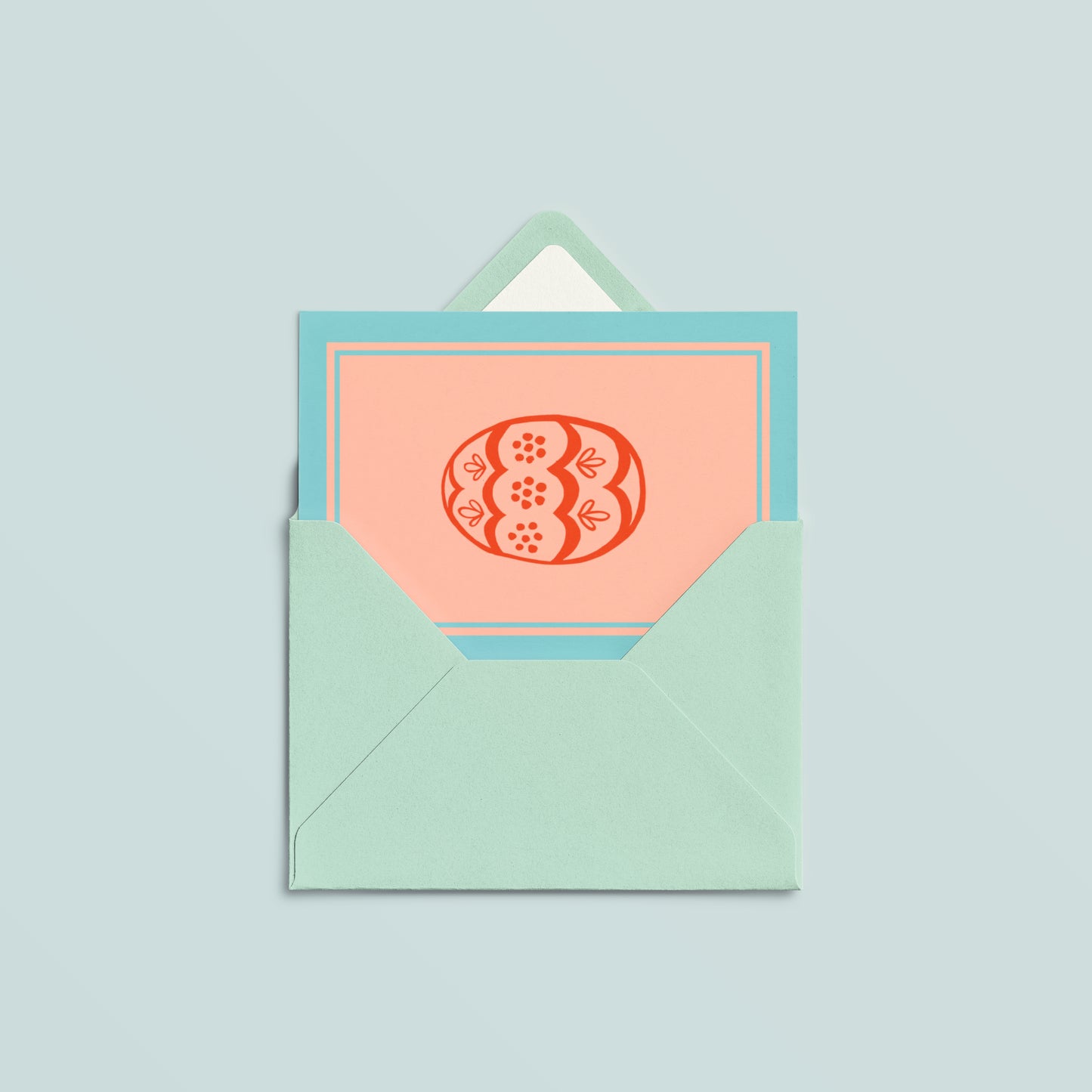 Easter Egg Mini | Salmon Red
