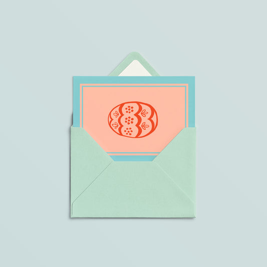 Easter Egg Mini | Salmon Red