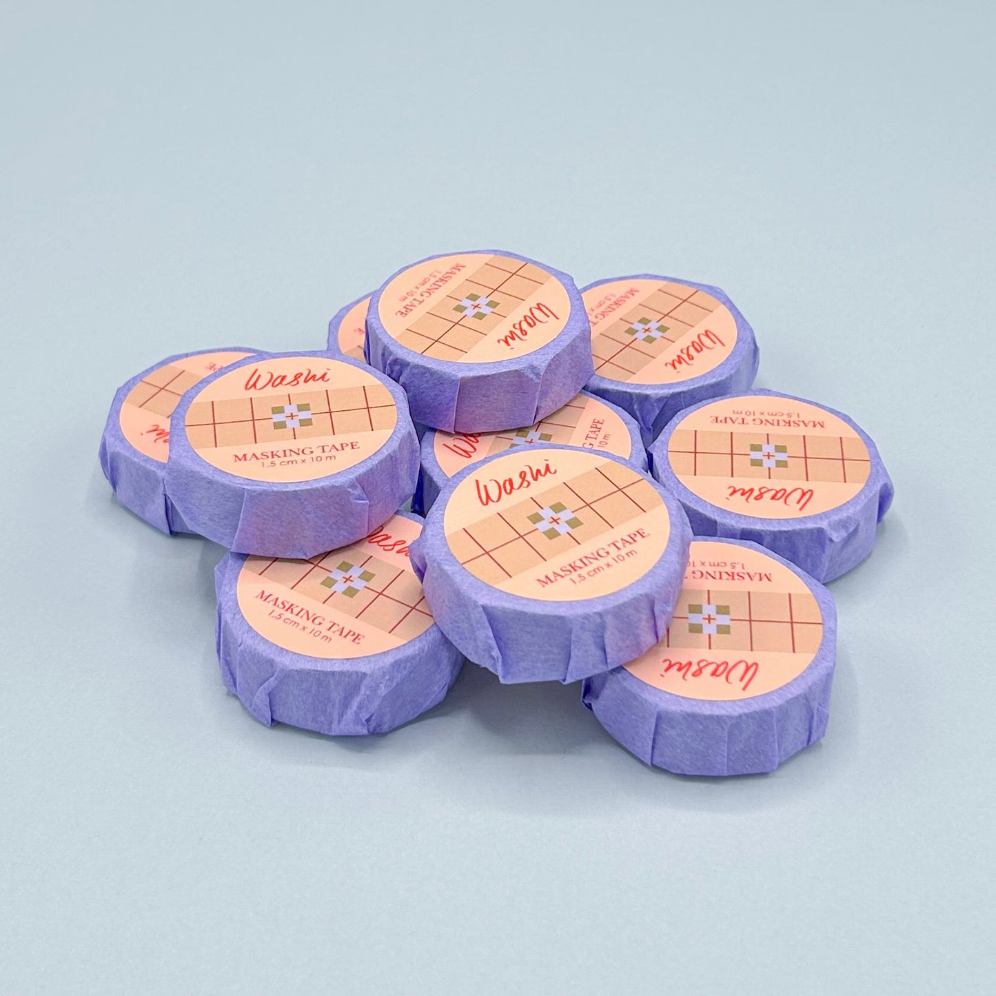 Washi tape | Flowerblock Mocca