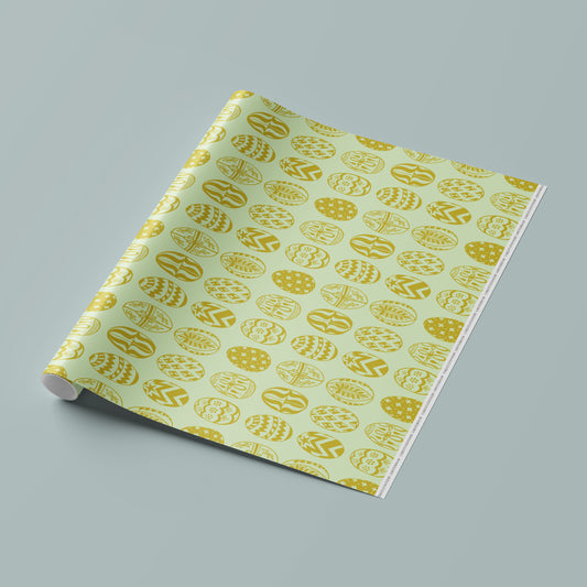 Gift Wrap | Easter eggs - Kaki