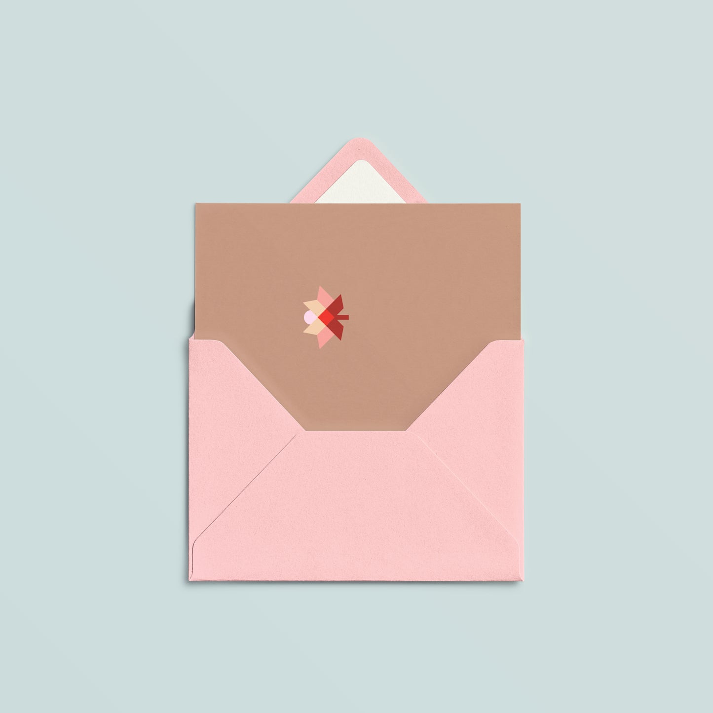 A7 Card Set of 3 | Patch Flower Mocca