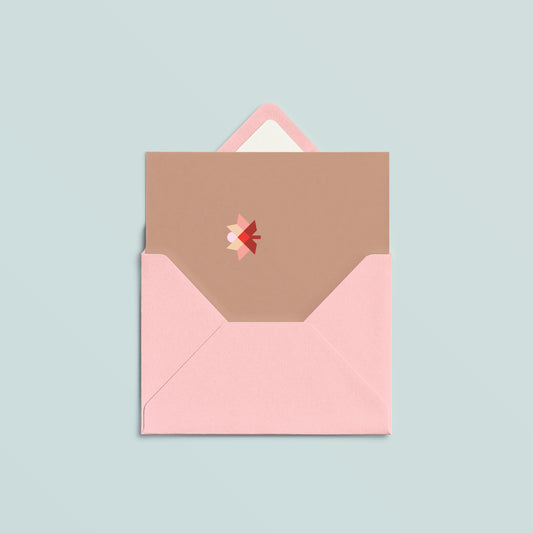 A7 Card Set of 3 | Patch Flower Mocca