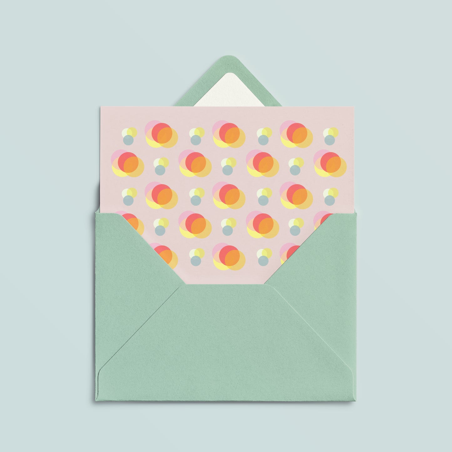 Folded Card | Flare Pink Sky