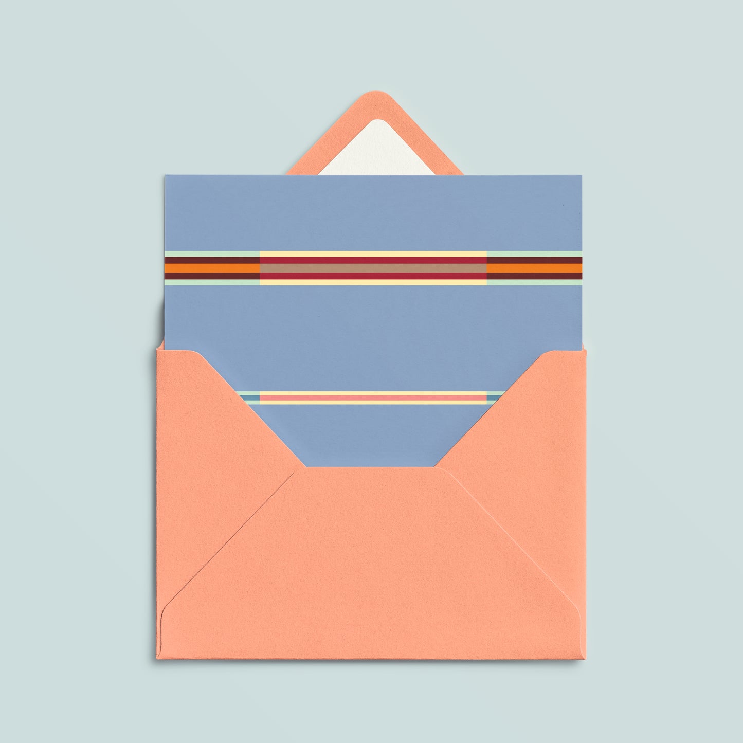 Folded Card | Swimming Blue