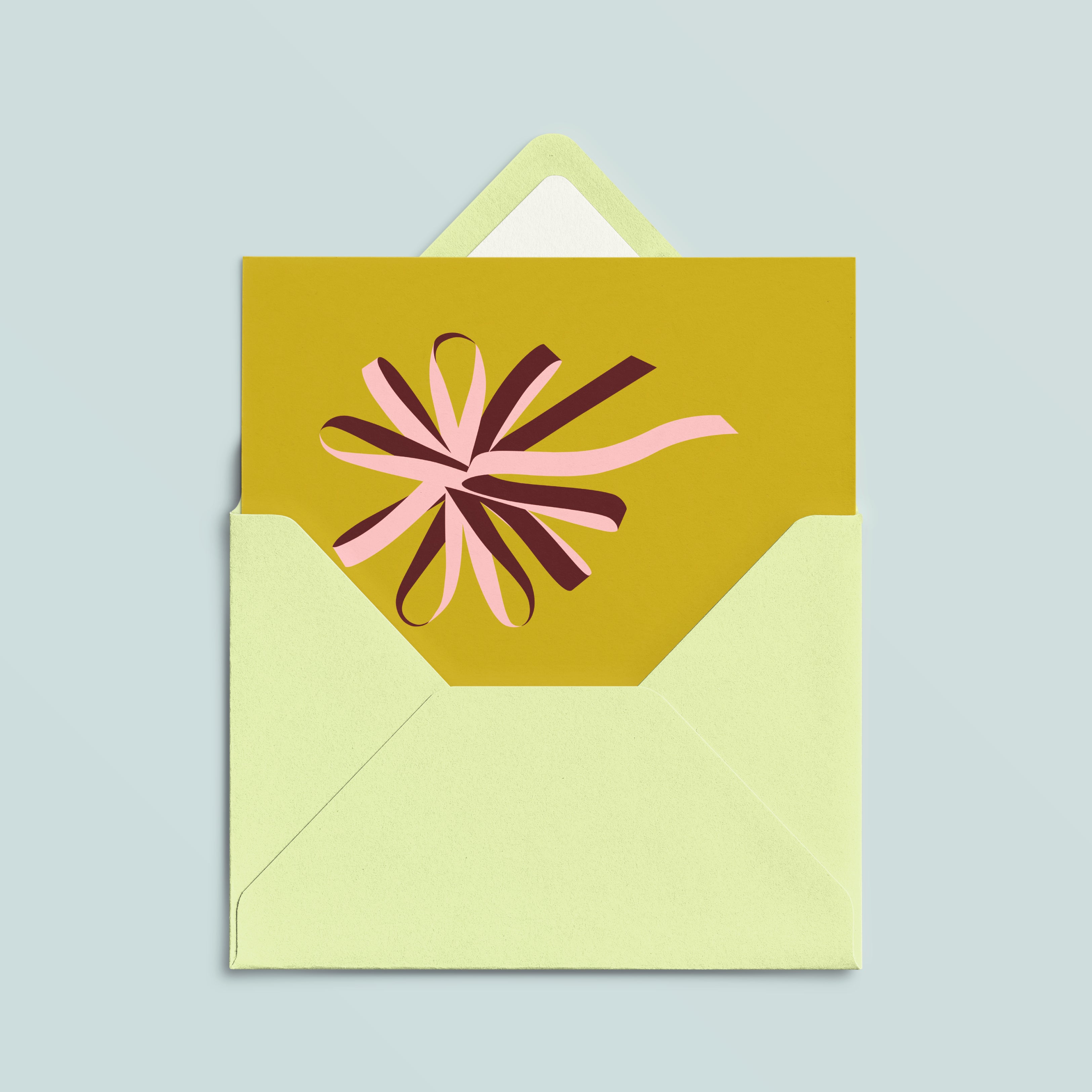 Folded Card | Swirl Classic – LIKESTATIONERY