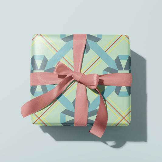 Gift Wrap | Bowgrid Green