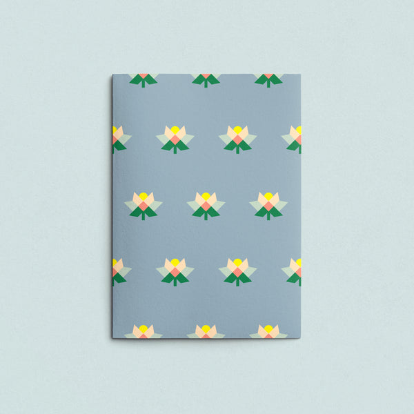 Folded Card | Patch Flowers Grey