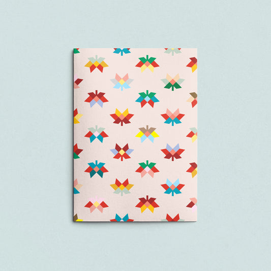 Folded Card | Patch Leaves Rose