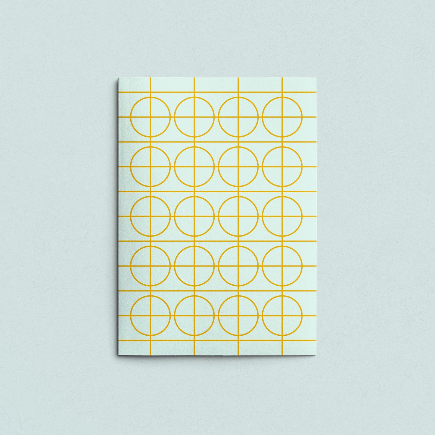 Folded Card | Solid Grid Mint