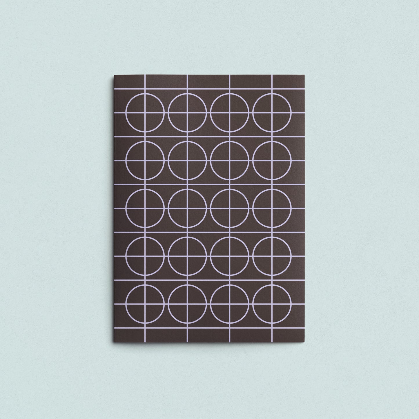 Folded Card | Solid Grid Plume