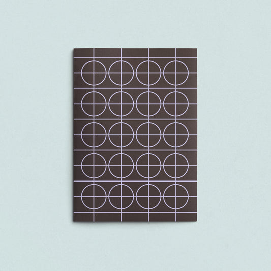 Folded Card | Solid Grid Plume