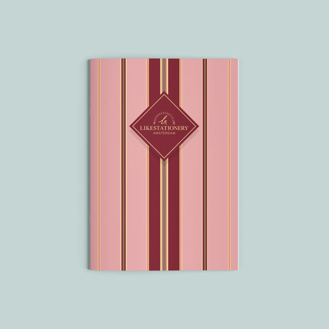 Linen Swathes | Strawberry Strips