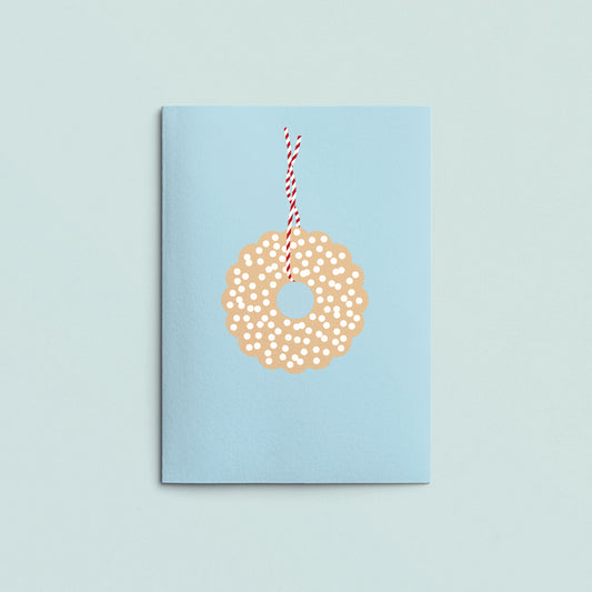 Folded Card | Xmas Cookie Vanille